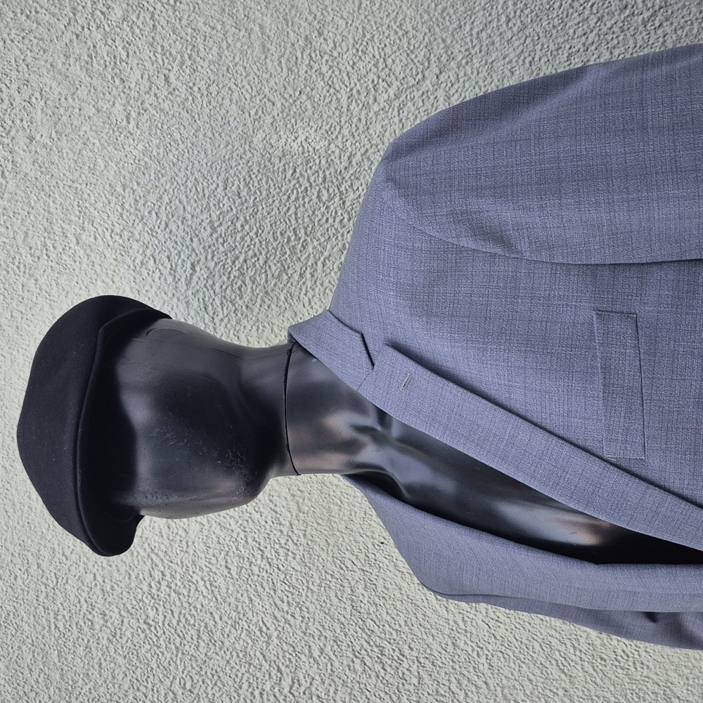 J.M. Haggar (Vietnam) Men's Slim Fit Gray and Blue (2) PC Contemporary Suit